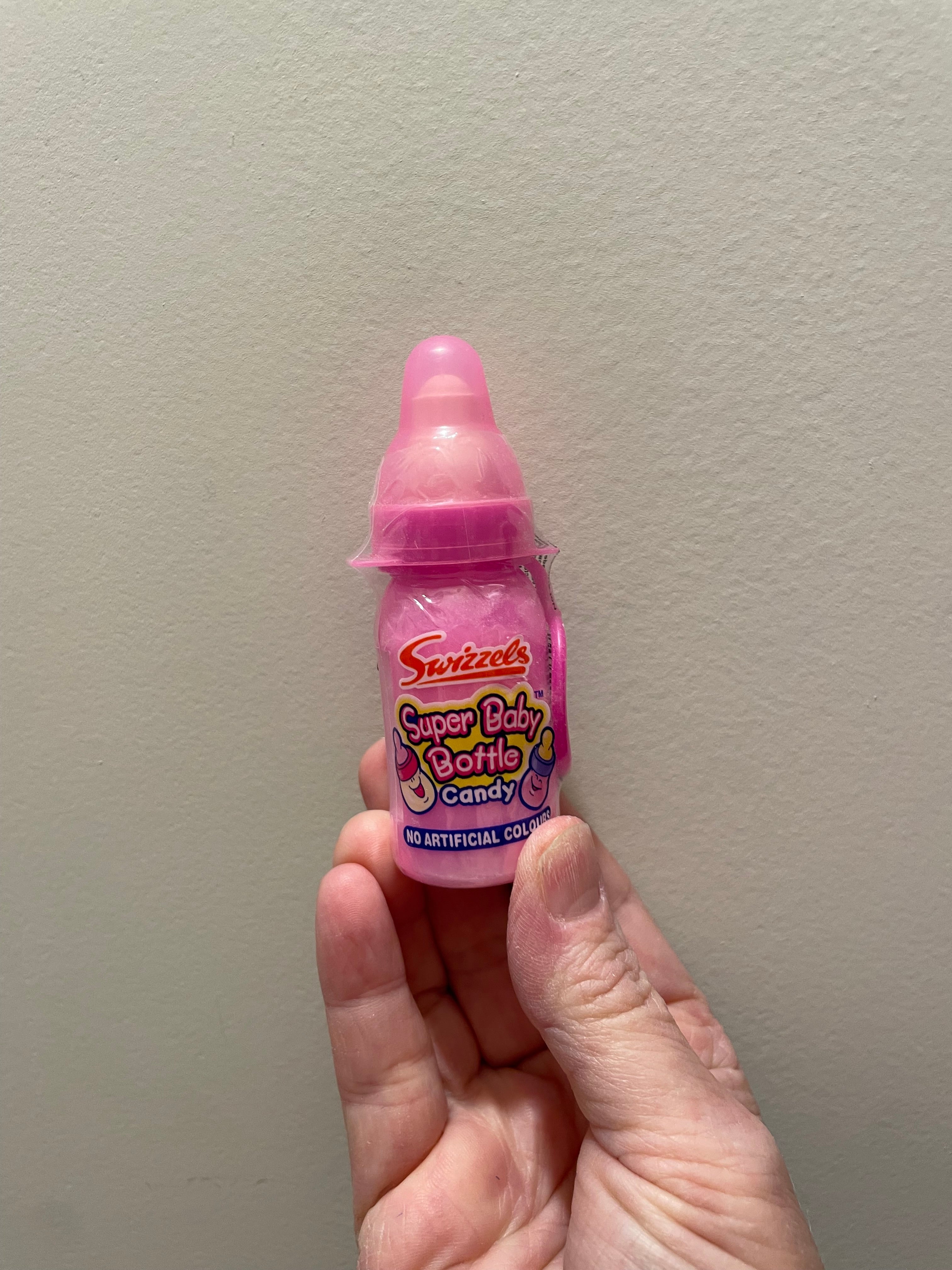 Baby bottle candy 89p. Colour may vary